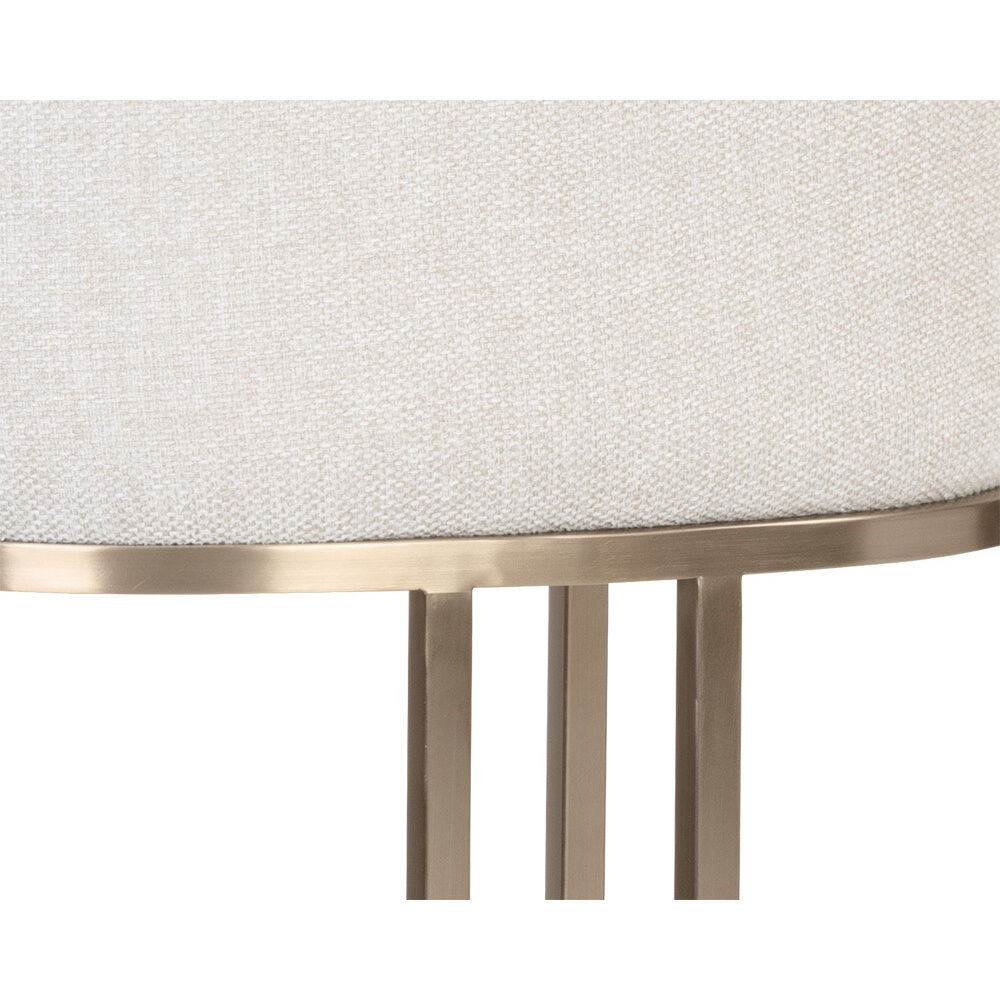 Rayla 37.5 inch Belfast Oatmeal Counter Stool